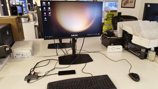 Samsung DeX running on the Samsung Galaxy S23 