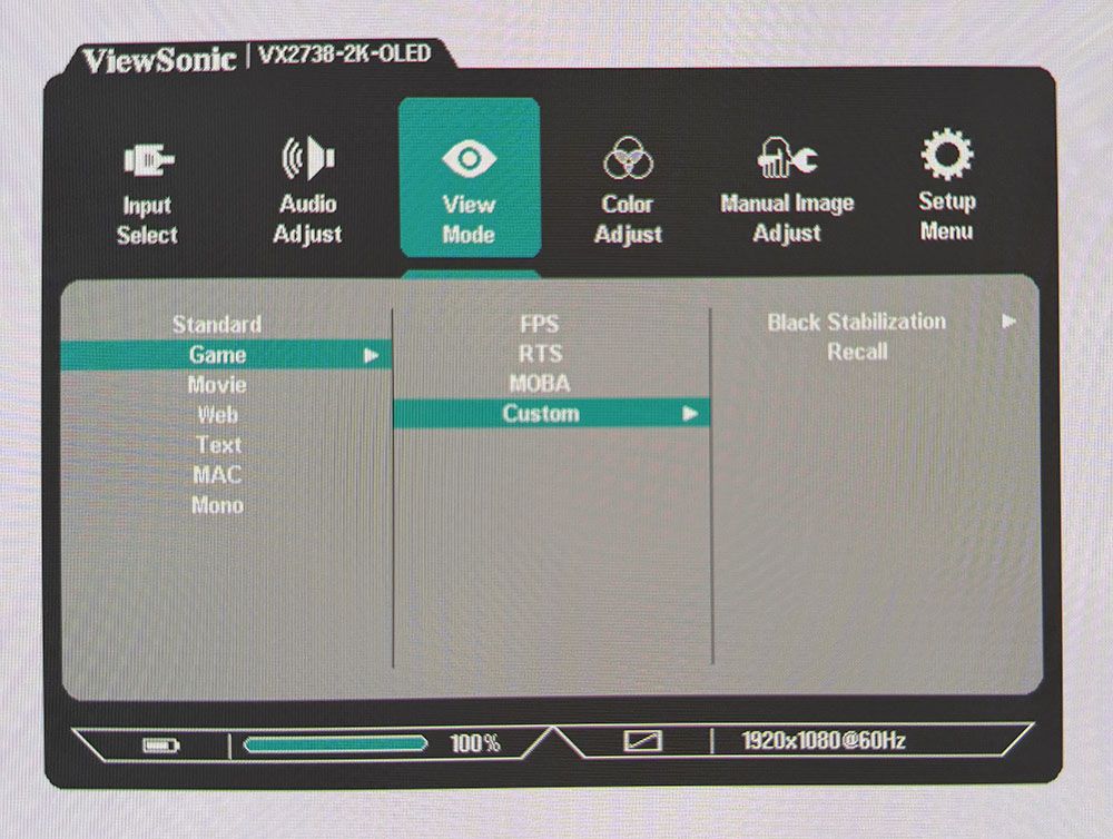 ViewSonic VX2738-2K OLED