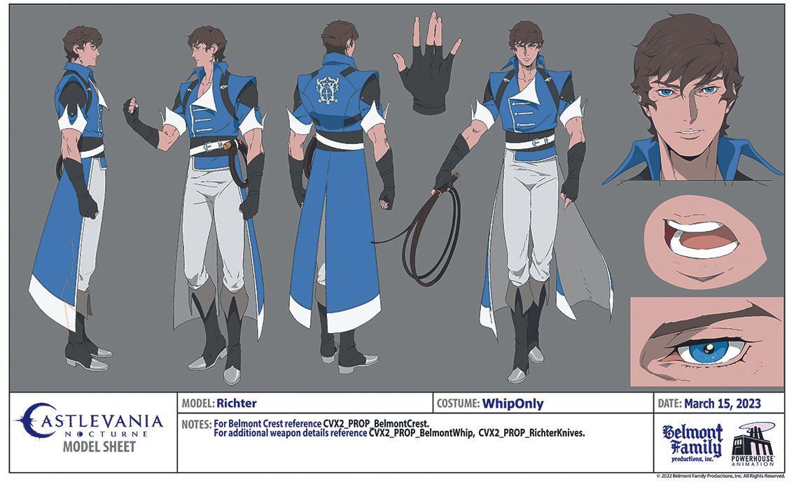 Art from the Netflix anime series Castlevania: Nocturne