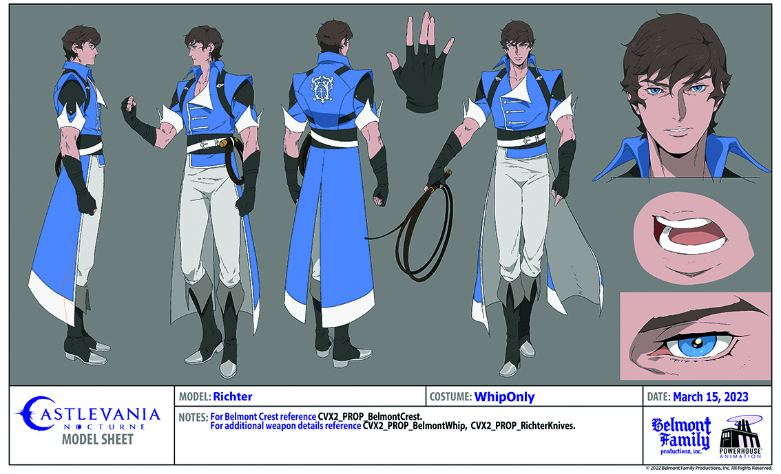 Art from the Netflix anime series Castlevania: Nocturne