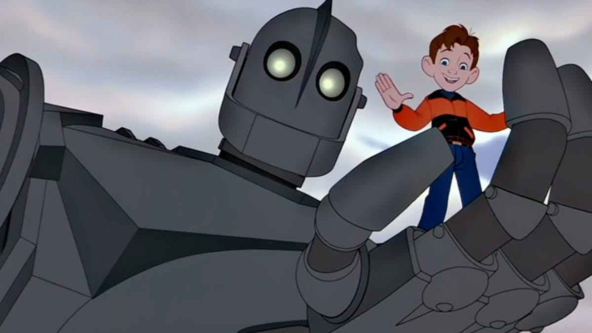 Hogarth and The Iron Giant from the movie.