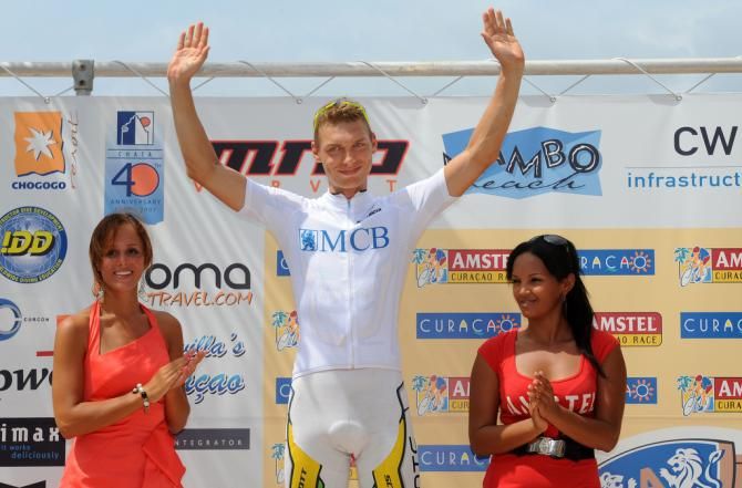 Tony Martin on the podium in 2010