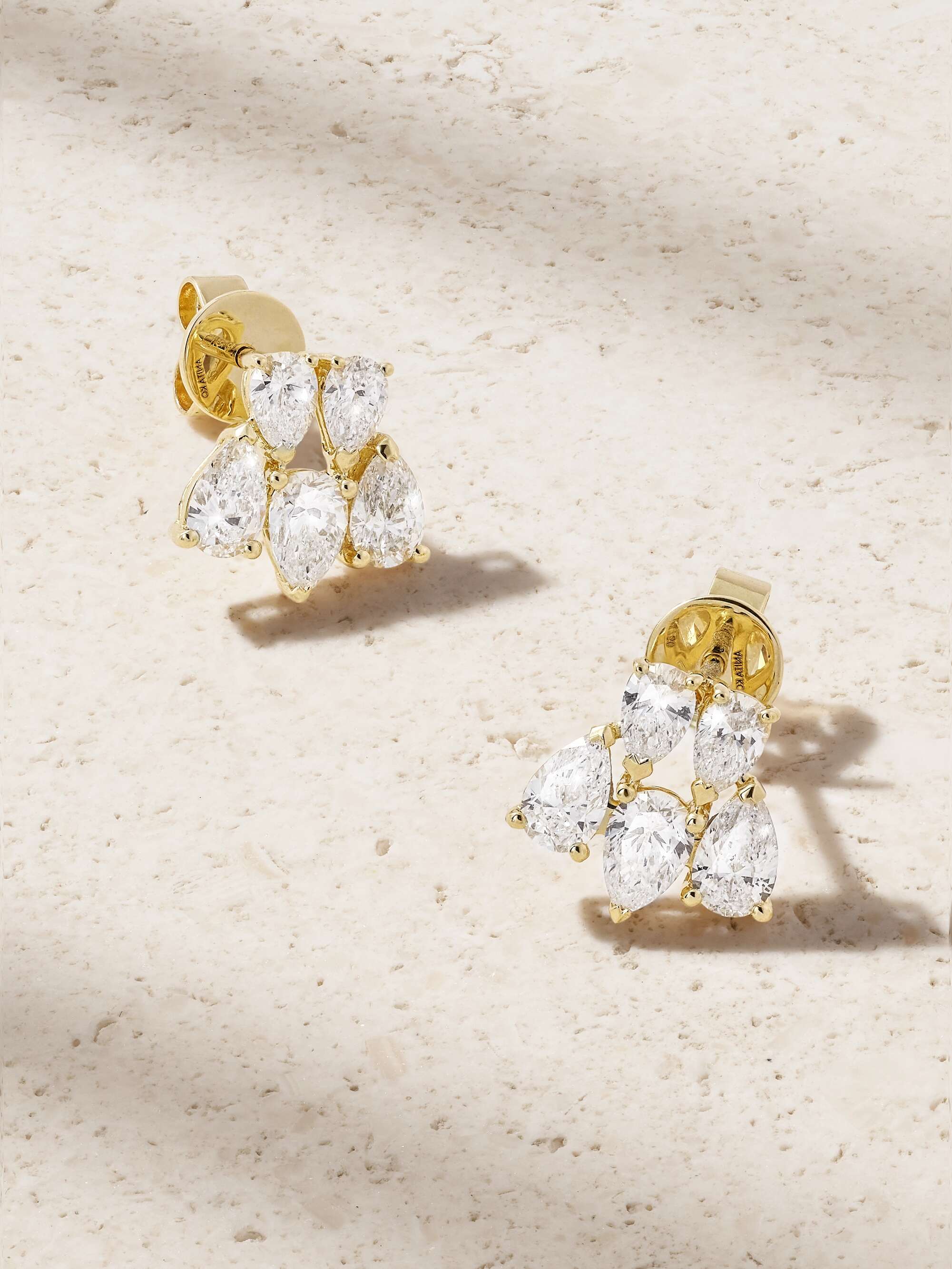 Clara 18-Karat Gold Diamond Earrings