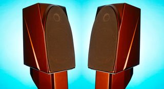 The front baffle's 10-degree slant improves the integration of the mid/bass driver and tweeter