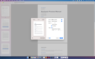 How to print on Mac using Apple Preview.