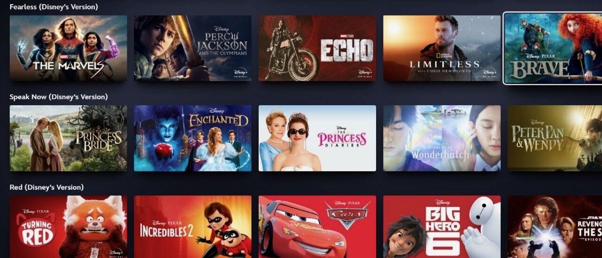 Disney+ Has Completely Re-themed To Match All Of Taylor Swift's Eras ...