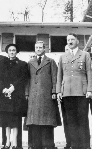 The Duke and Duchess of Windsor with Adolf Hitler