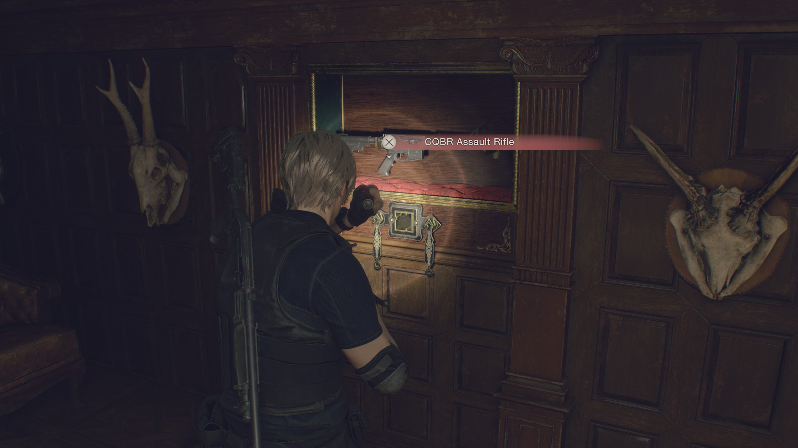 Resident Evil 4 Remake secret weapons - CQBR Assault Rifle in a lock box