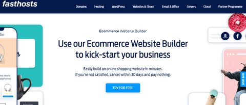 Fasthosts ecommerce website builder 