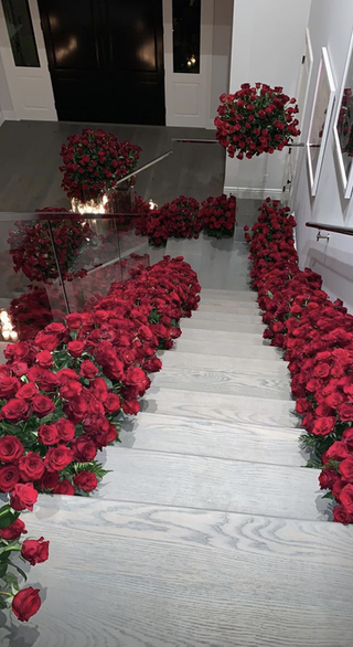 Red, Flower, Plant, Aisle, Floristry, Petal, Floral design, Cut flowers, Rose, Ceremony,