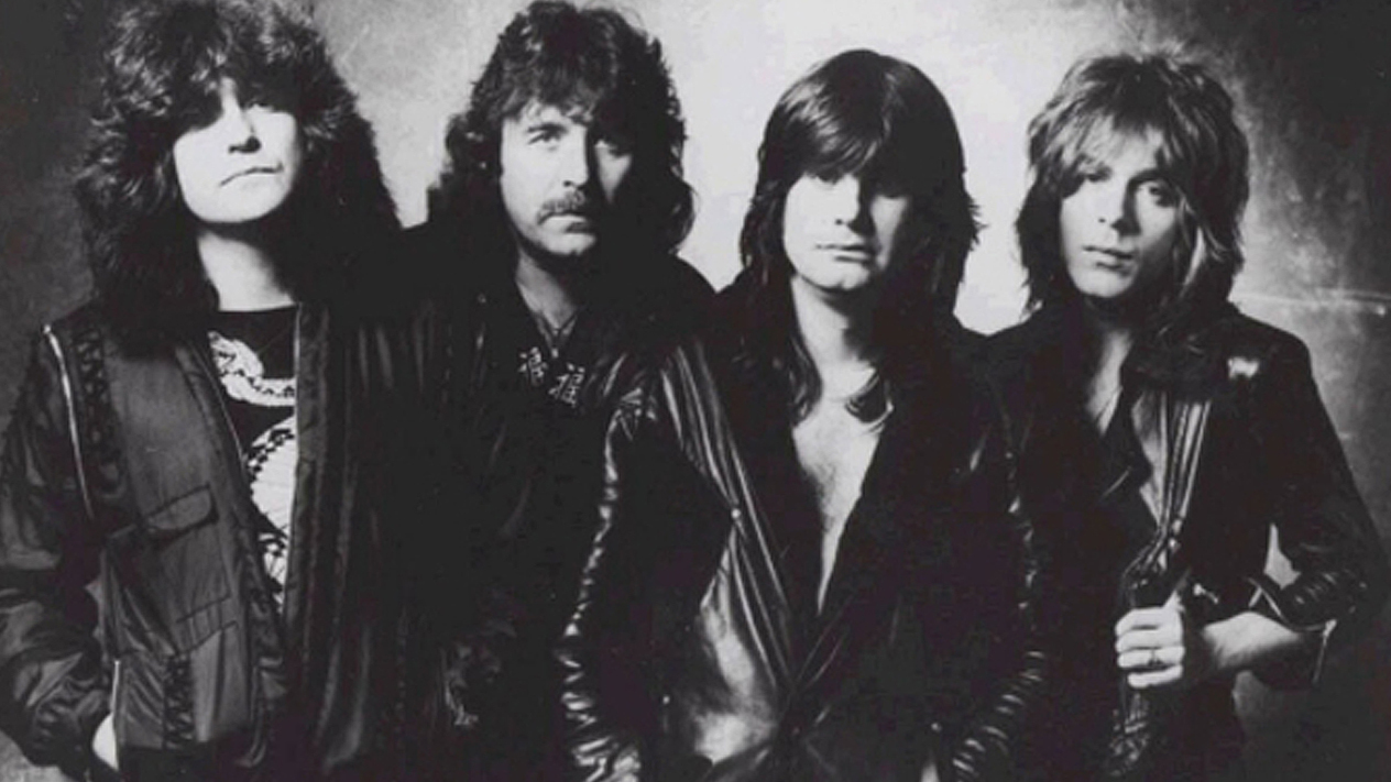 Bob Daisley, far left