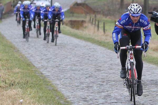 Stijn Devolder is testing his legs