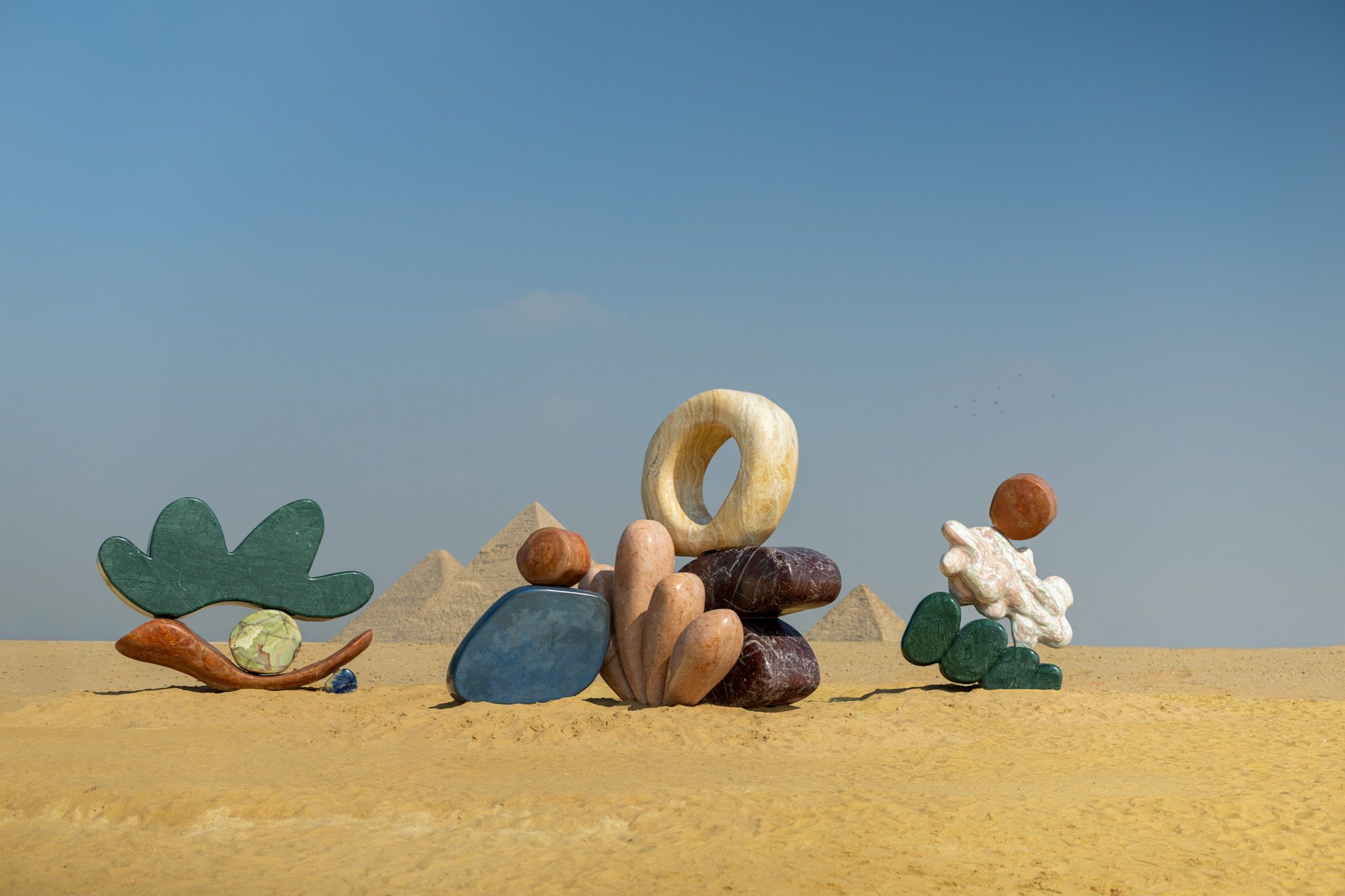 At Giza Pyramids, Art d'Egypte curates desert sculptures | Wallpaper*