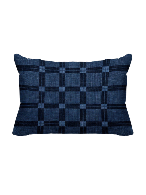 Plaid Indoor/Outdoor Lumbar Throw Pillow