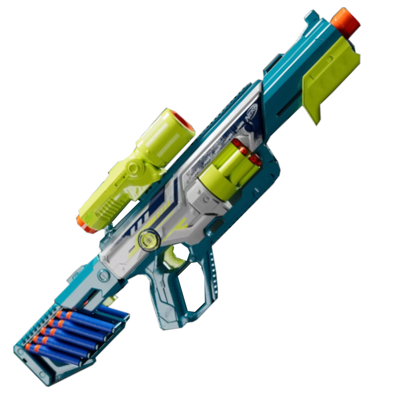 Nerf Rebel Ops blaster on a plain background