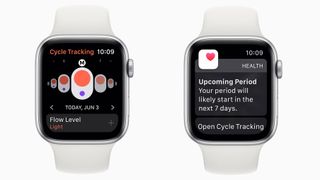 Cycle Tracking is a much-anticipated feature coming in watchOS 6. Image Credit: TechRadar