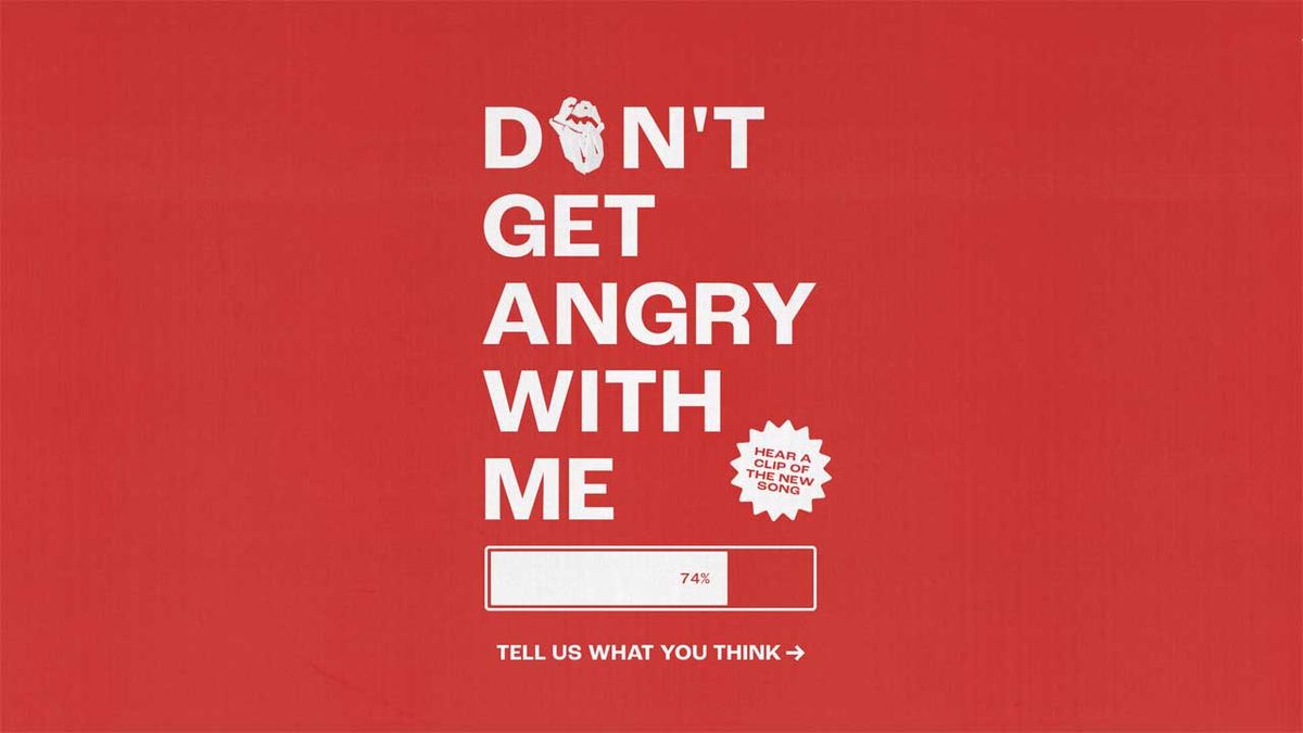 The Rolling Stones - Don&#039;t Be Angry With Me website screengrab