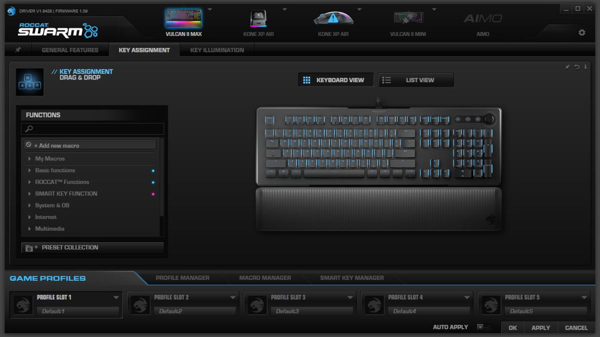 Roccat Vulcan II Max Swarm