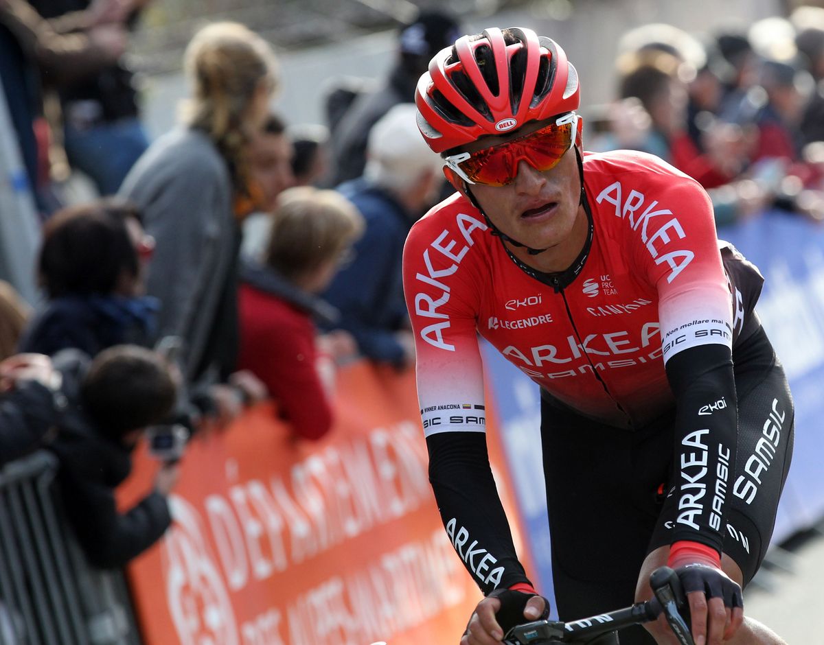 Tour Cycliste International du Var et des Alpes Maritimes 2020 - 52nd Edition - 1st stage Le Cannet - Grasse 186.8 km - 21/02/2020 - Winner Anacona (COL - Team Arkea Samsic) - photo Etienne Garnier/BettiniPhoto&Acirc;&copy;2020