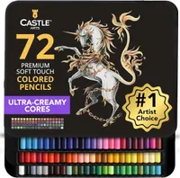 Castle Art Supplies 72 Colouring Pencils Set Castle Art Supplies 72 Colouring Pencils Set