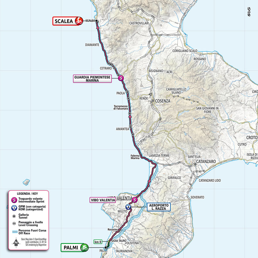 Giro d’Italia tappa 6 – Copertura in diretta