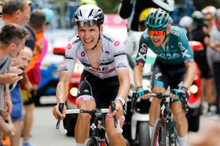 João Almeida wore white for a spell late in last year's race