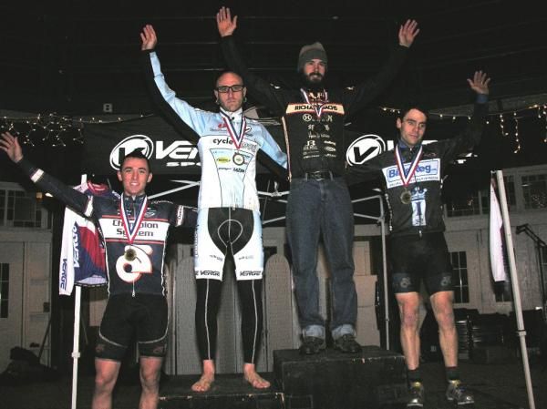 The elite men's race winners.