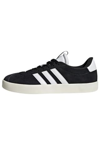 Adidas Women's Vl Court Sneaker, Core Black Cloud White Gold Metallic, 6