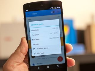 Google Inbox snoozing