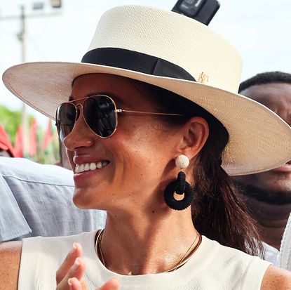 meghan markle in a hat