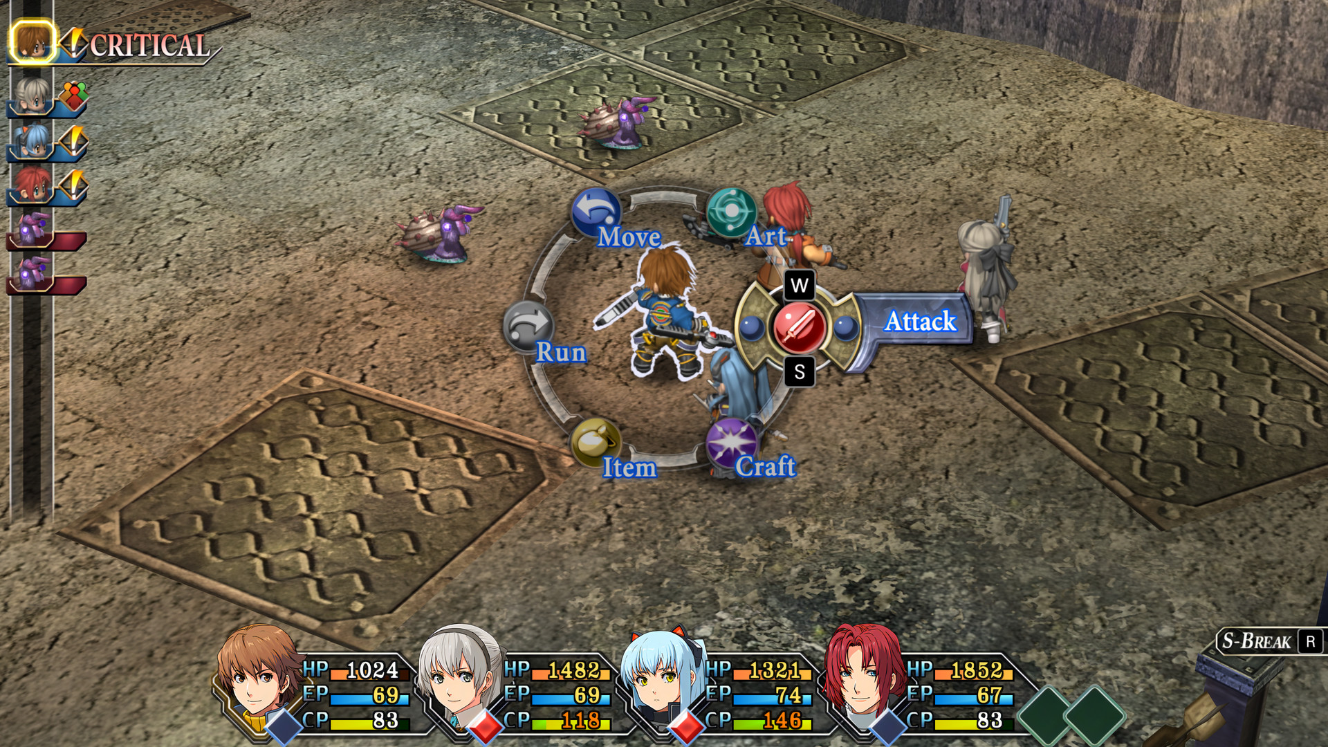 A Screenshot of the upcoming Switch 2 game, The Legend of Heroes: Trails from Zero