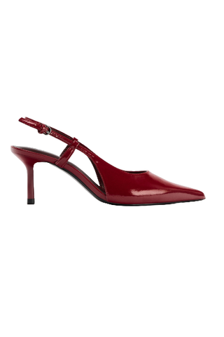 Patent Leather Slingback Pumps