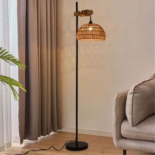 Wuzstar Rattan Floor Lamp