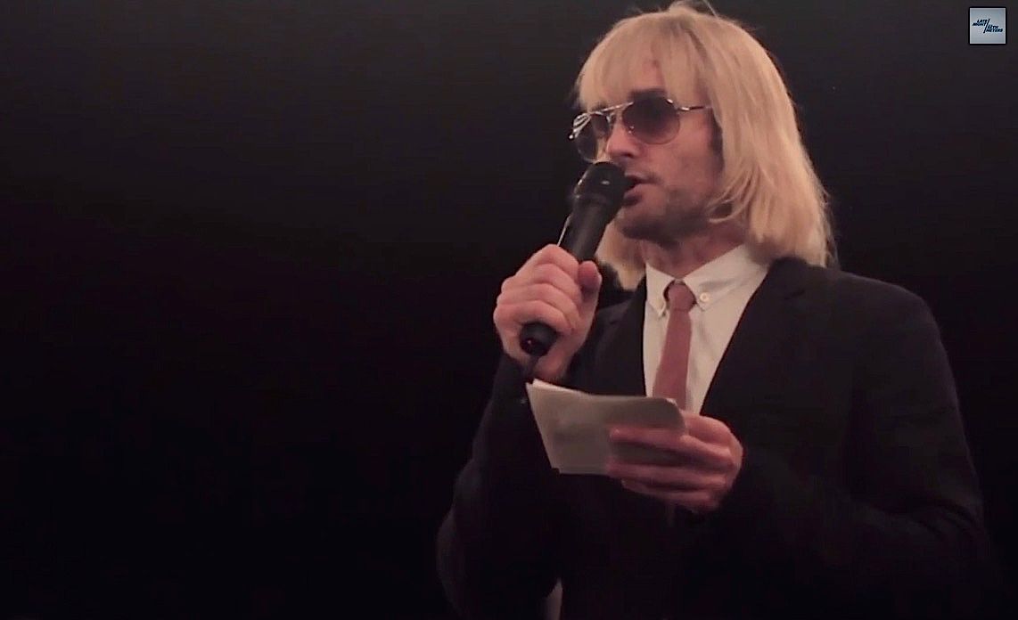 Will Forte, as Hamilton Whiteman, gave a toast at Seth Meyers&amp;#039; wedding