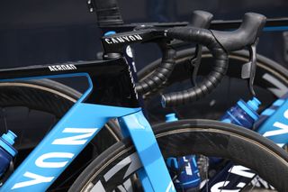 Detail of Gorka Izagirre's Canyon Aeroad at the 2022 TdF