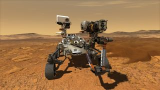 NASA's Perseverance Mars rover is busily studying Jezero Crater, caching collected samples of the Red Planet for later return to Earth.