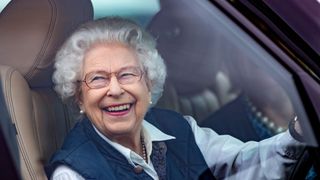 Queen Elizabeth II driving