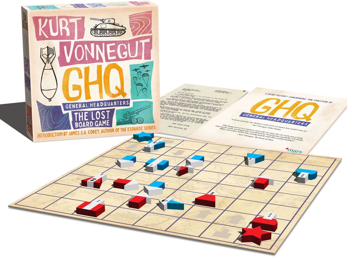 Image of GHQ, a board game by Kurt Vonnegut