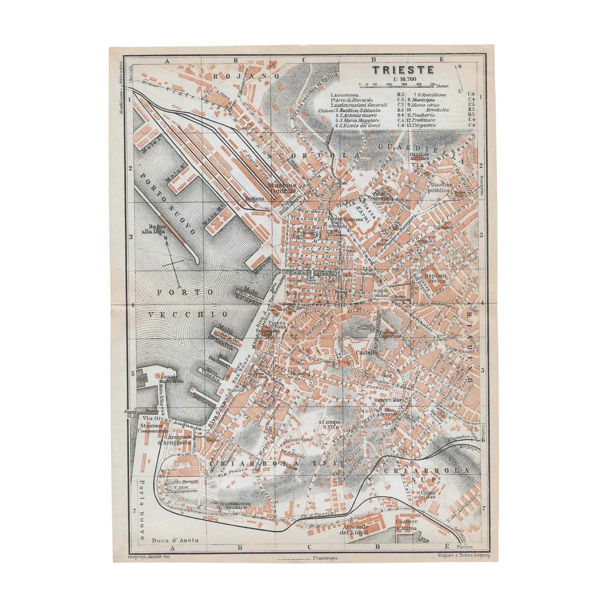 a vintage map