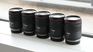 Canon RF 85mm f/1.4L VCM with the range of Canon hybrid lenses