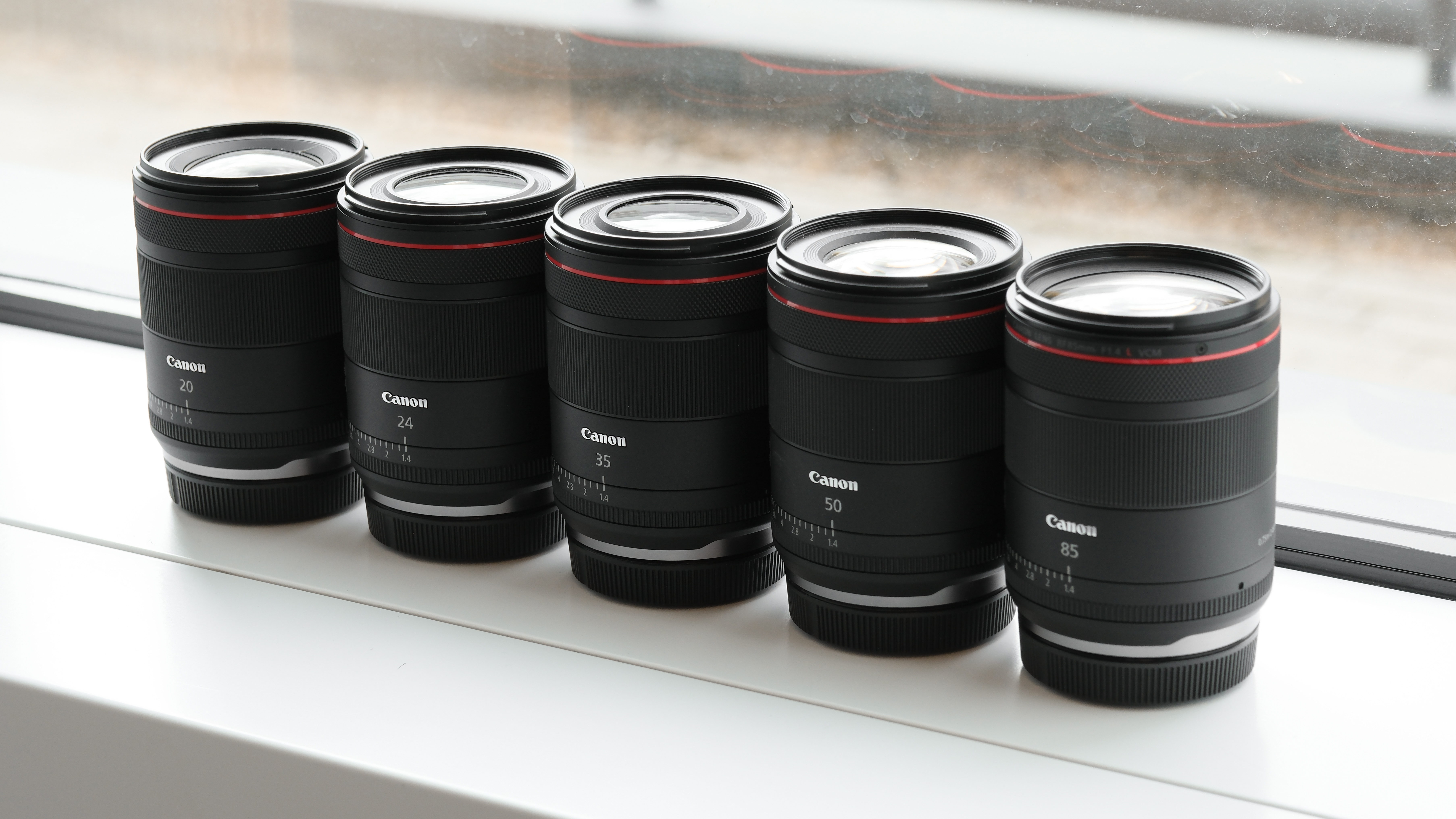 Canon RF 85mm f/1.4L VCM with the range of Canon hybrid lenses