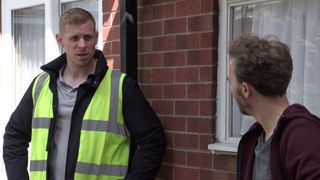 Leo tells David that he may be responsible for the sink hole disaster.