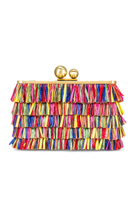 Olga Berg Carlita Carnivale Clutch $90 $74 | Revolve