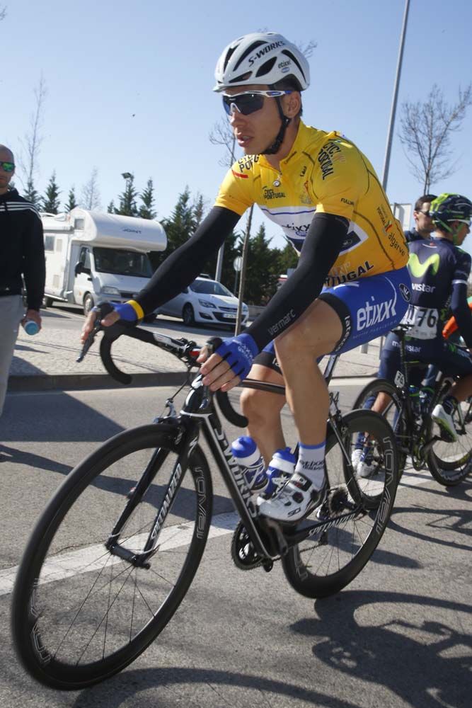 Race leader Tony Martin (Etixx-QuickStep)
