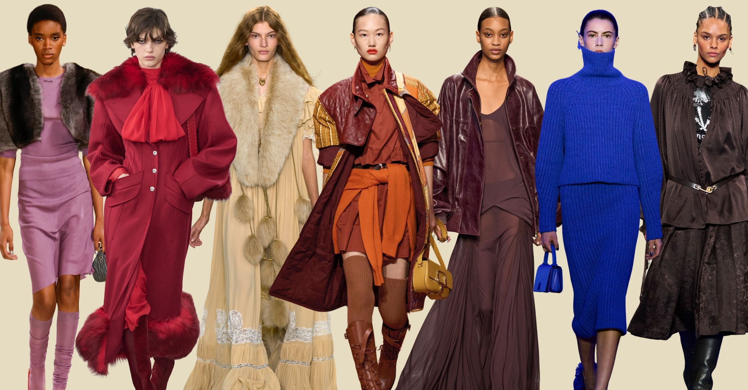 These are the 7 Colour Trends to Wear for Winter 2025