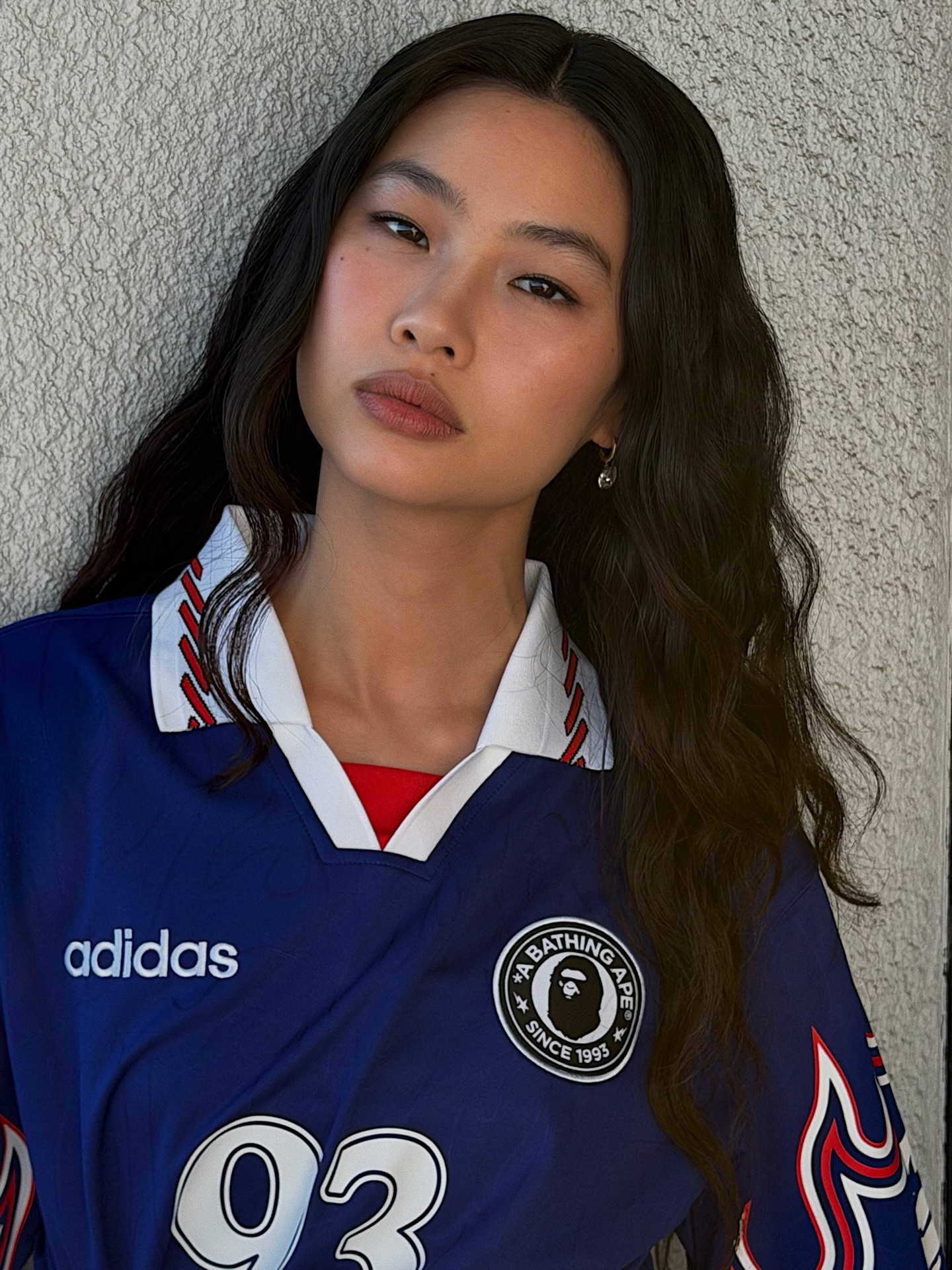 Jung Ho-yeon with secret layers for fine hair
