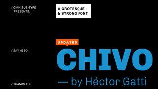 Sample of Chivo font