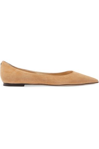 Love Suede Point-Toe Flats
