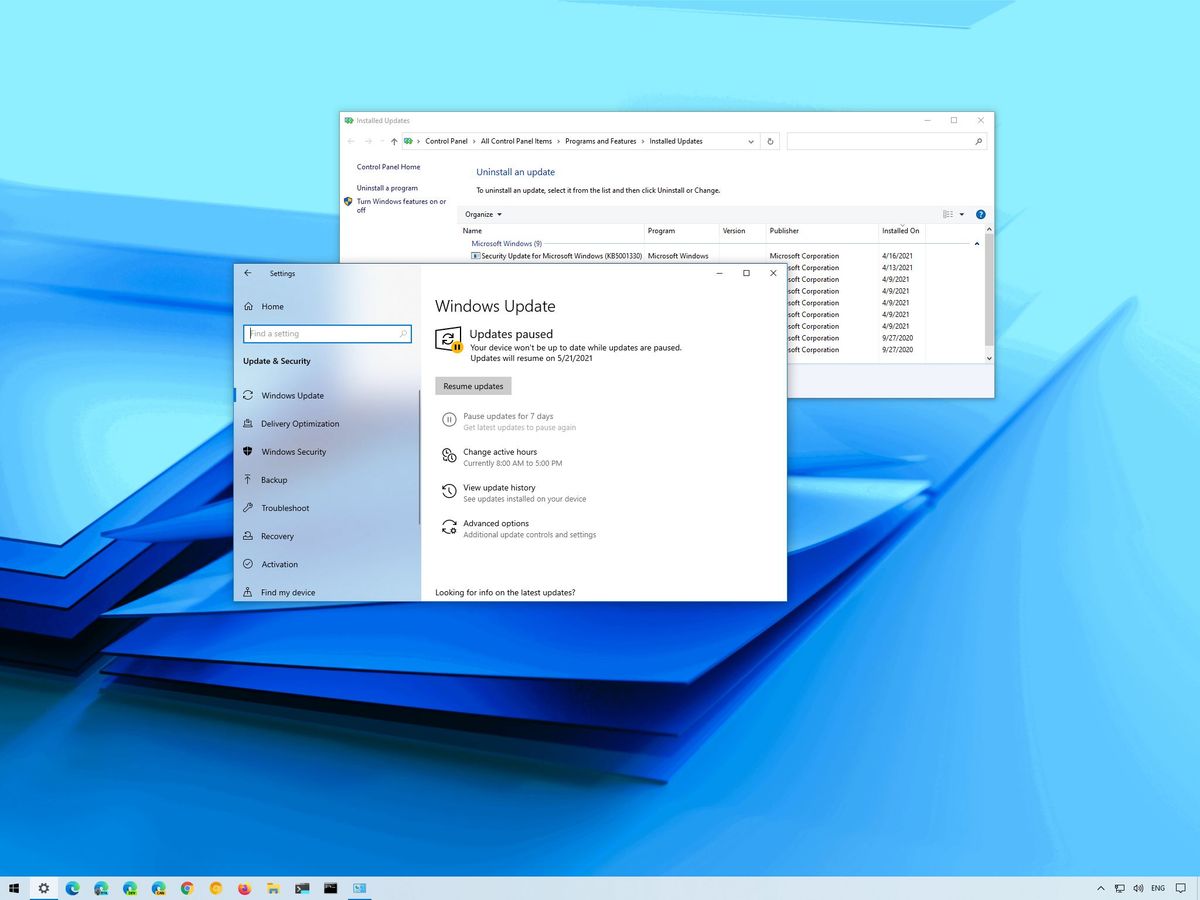 How to uninstall update KB5001330 to fix issues on Windows 10 | Windows ...