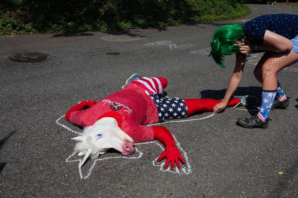 It was a rough days for riders and fans alike at the US Pro championships in Knoxville